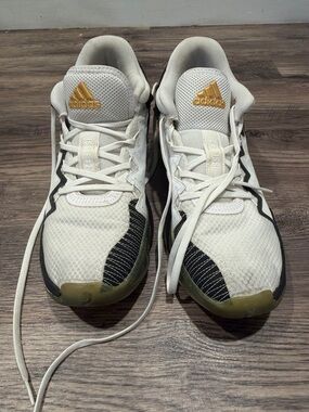 adidas White Black Gold Men's Athletic Sneakers